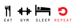 eat sleep gym repeat